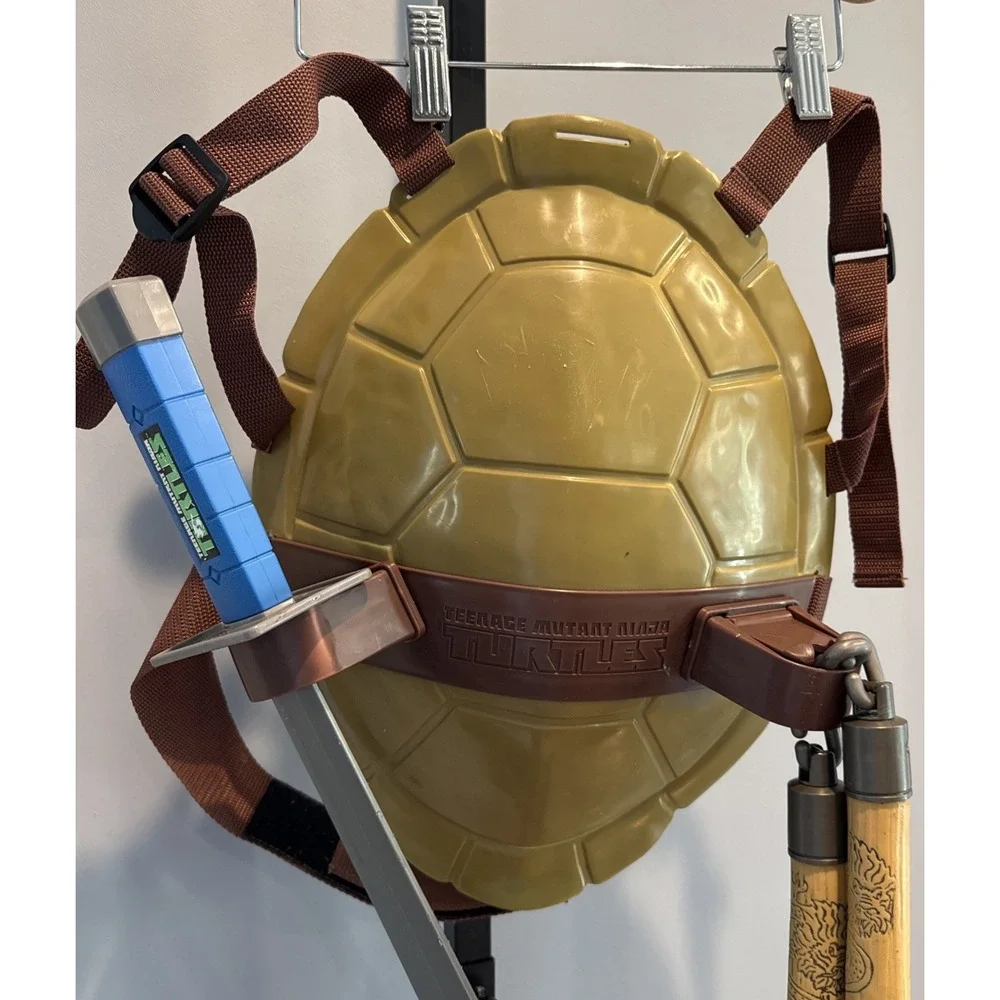 Teenage Mutant Ninja Turtles TMNT Shell Nunchucks Sword Costume Playmates 2013
